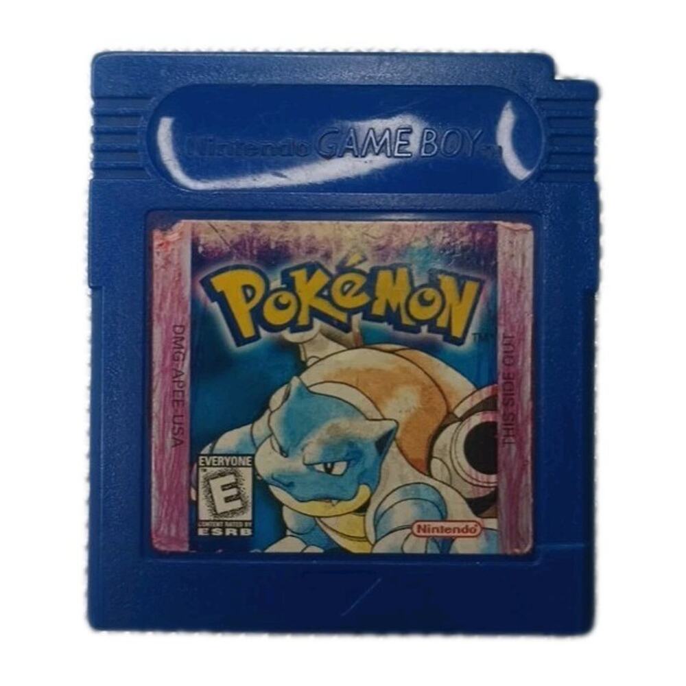 Pokemon Blue Version Game Boy Cartridge Authentic Tested Working W/Case